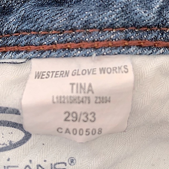 Silver Tina Distressed Low Rise Bootcut Jean - Picture 14 of 16